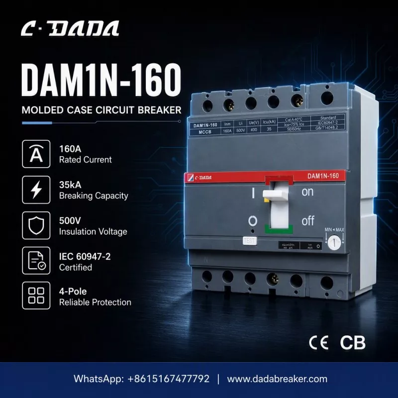 Аж үйлдвэрийн сүлжээний нарийвчлалын хамгаалалт: C·DADA DAM1N-160 MCCB